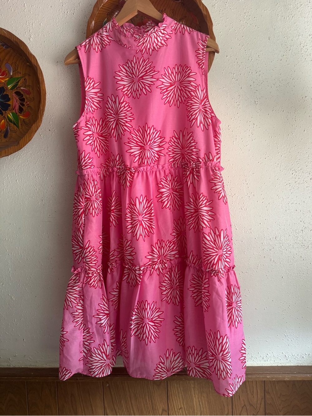 J. Marie Lucy Ruffle Dress Size Large - Picture 4 of 12